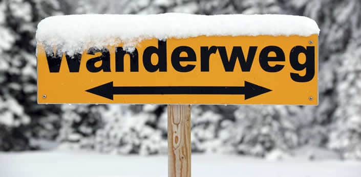 Winterwandelen en langlaufen in Oostenrijk